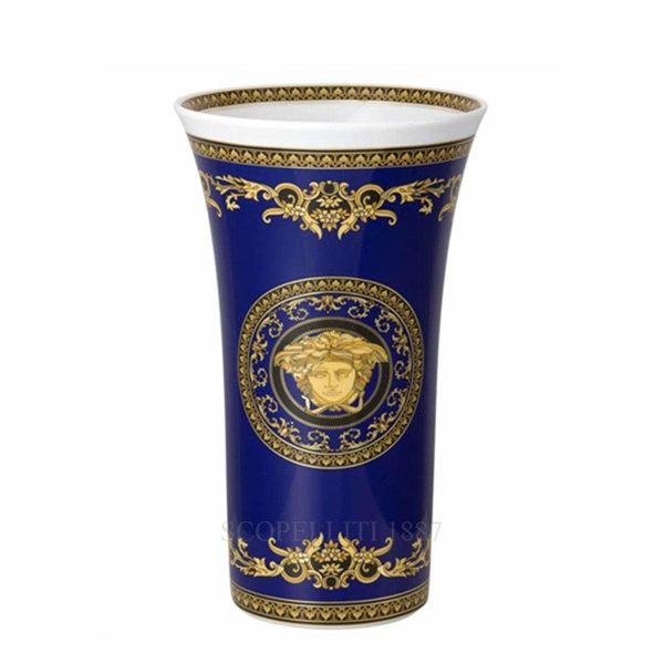 versace vase medusa blue 26 cm