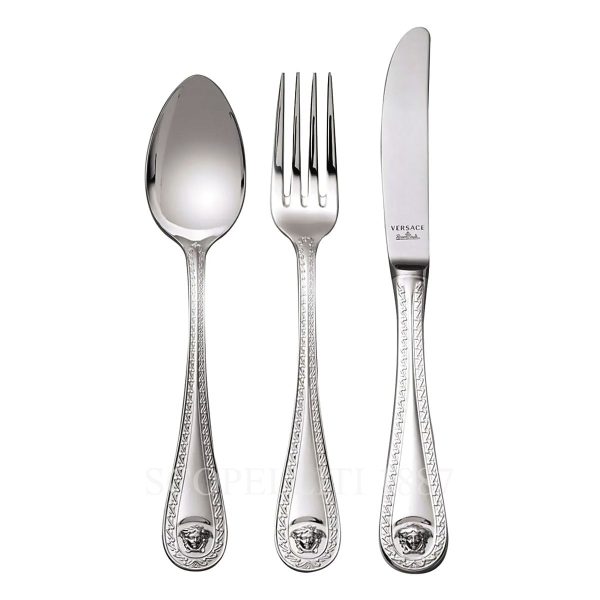 versace medusa cutlery silver plated