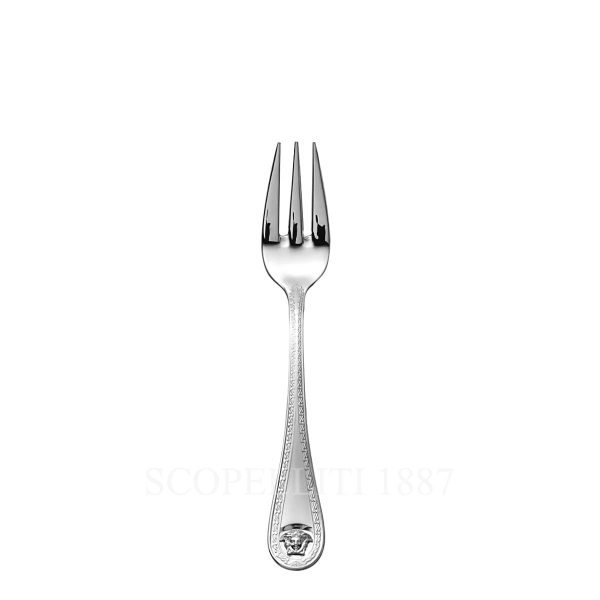 versace cake fork medusa cutlery silver plated