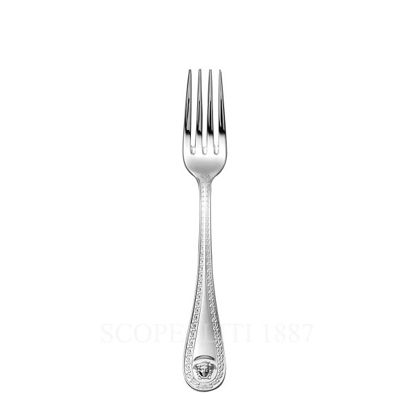 versace dessert fork medusa cutlery silver plated