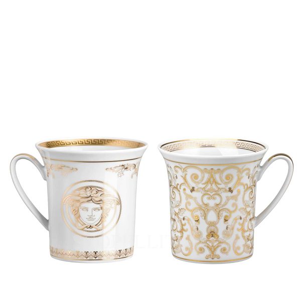 versace 2 mugs medusa gala set