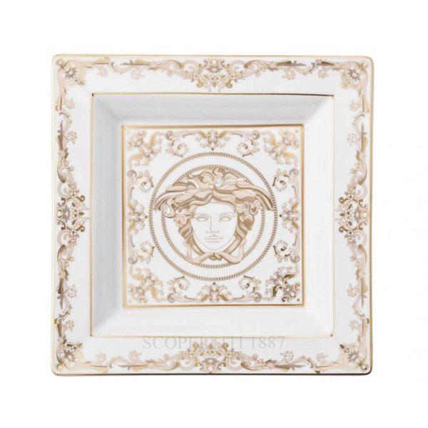 versace medusa gala square dish 22 cm