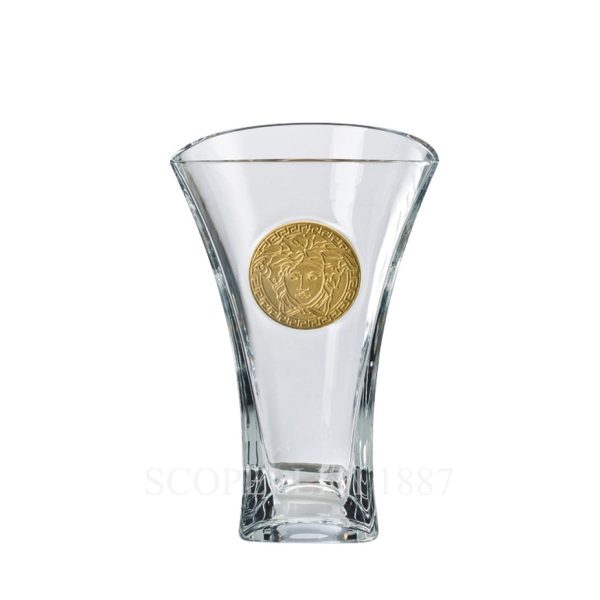 versace vase 28 cm clear medusa madness