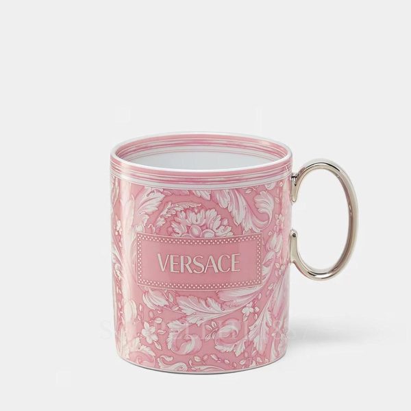 versace mugs barocco rose new