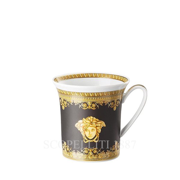versace i love baroque black mug