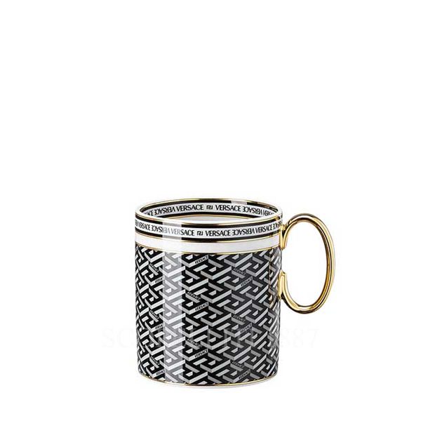 versace mug la greca signature black