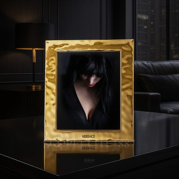 versace picture frame gold large