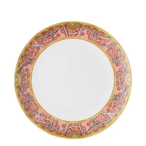 versace plate 28 cm scala del palazzo rose