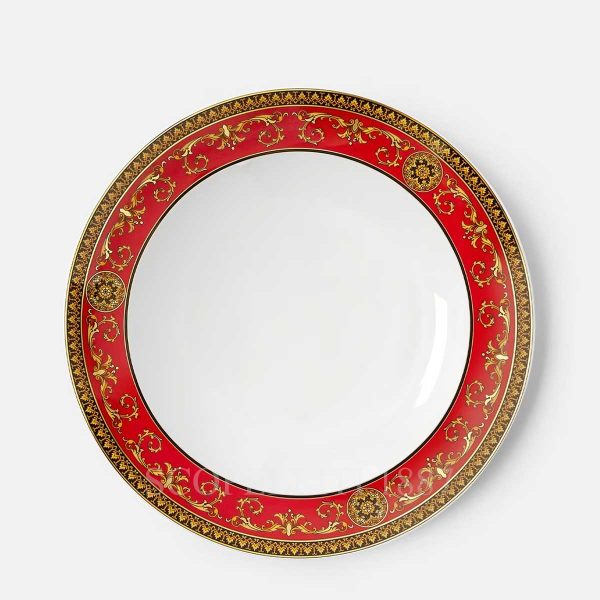 versace dinner plate medusa red new