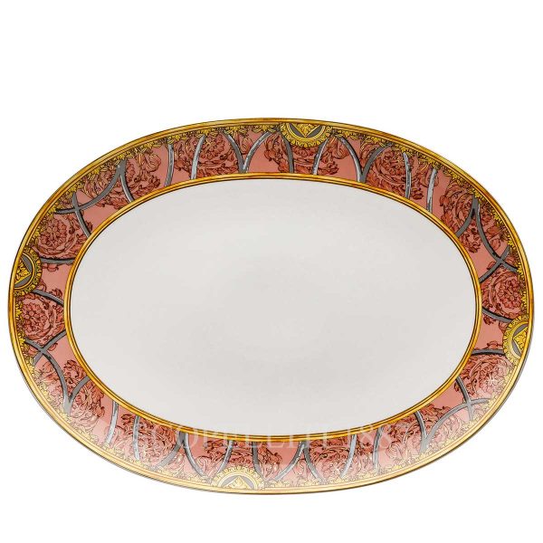 versace platter 38 cm scala del palazzo rose