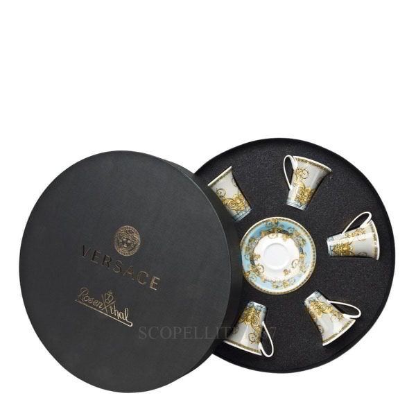versace espresso cup prestige gala le bleu set of 6
