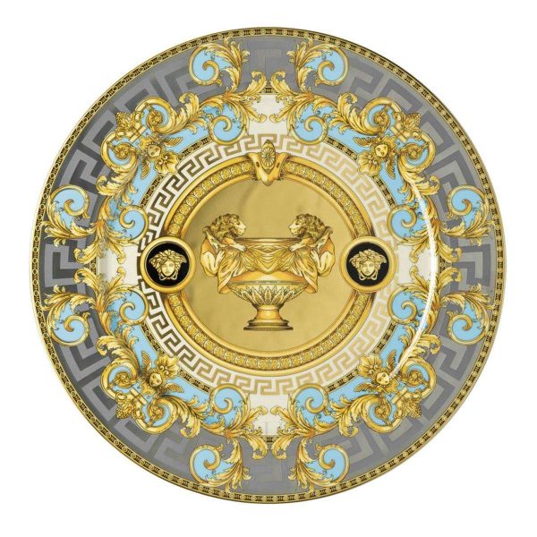 versace service plate prestige gala le bleu gold
