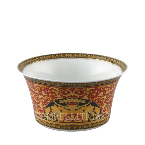 versace salad bowl medium medusa red