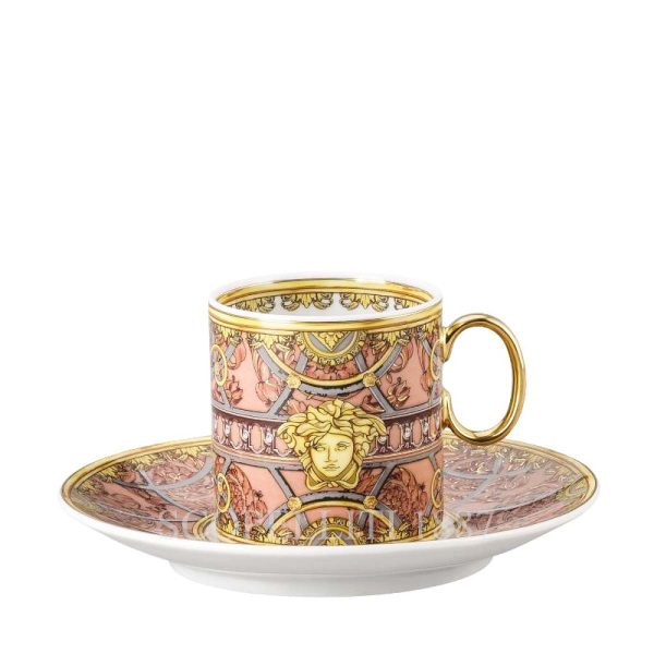 versace coffee cup scala del palazzo rose