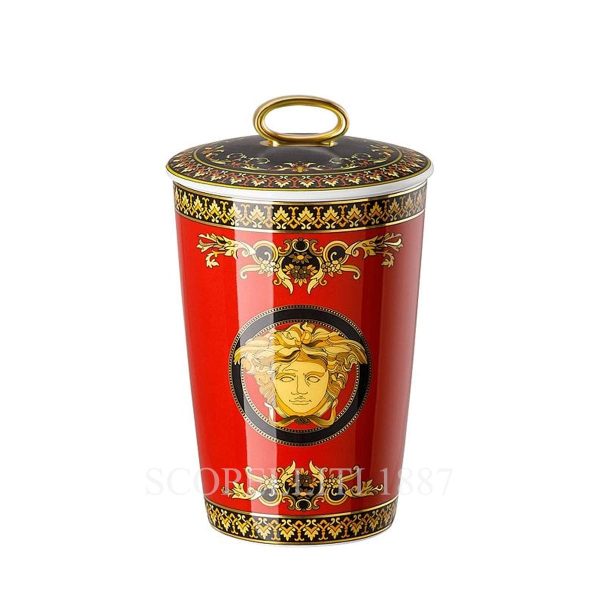 versace scented candle medusa red