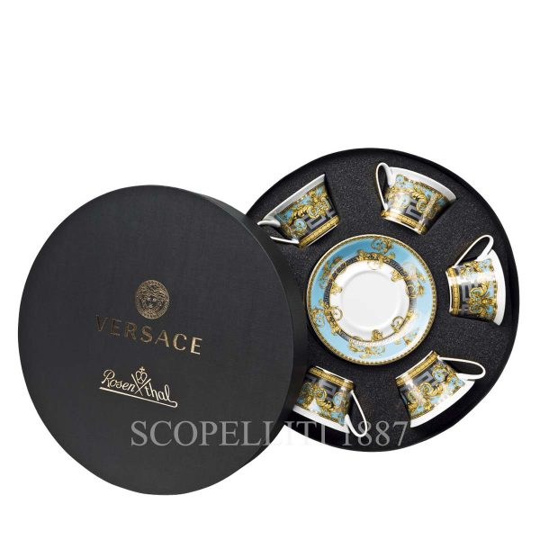 versace tea cups prestige gala le bleu set of 6