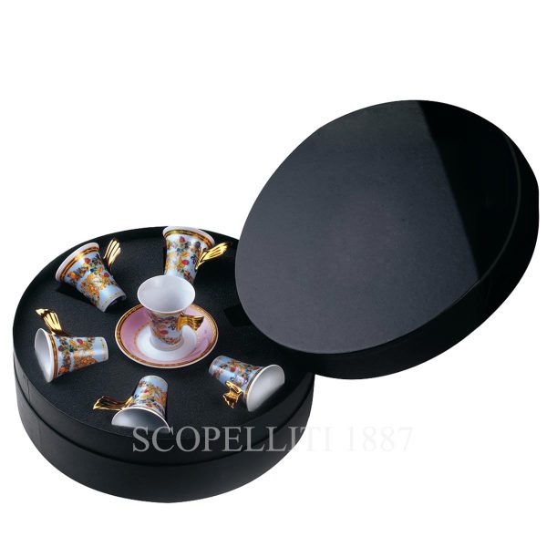 versace butterfly garden espresso cup set of 6