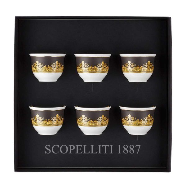 versace small mugs i love baroque set of 6