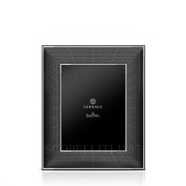 versace small black picture frame with versace lettering