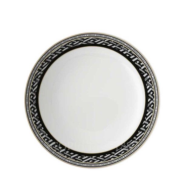 versace soup plate la greca signature black