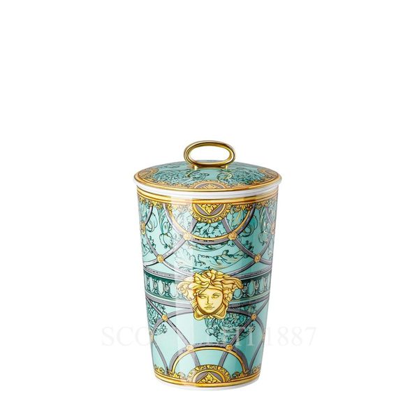 versace scented candle scala del palazzo green