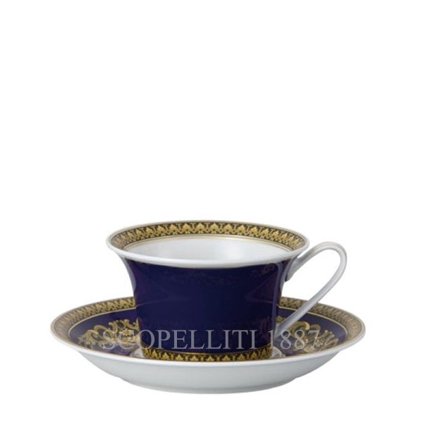 versace tea cup and saucer medusa blue