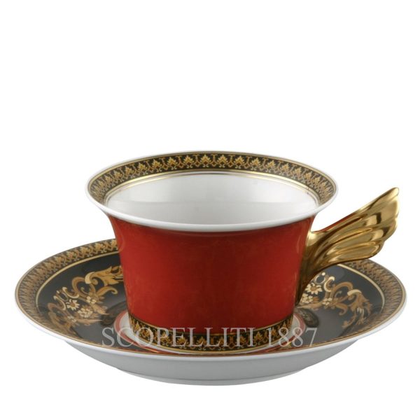 versace tea cup medusa red