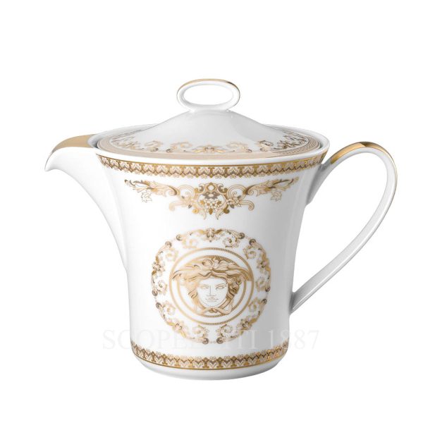 versace teapot medusa gala gold
