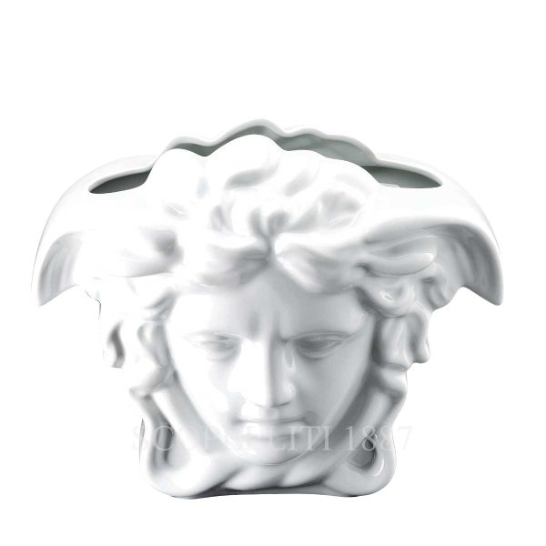 versace vase 30 cm white medusa grande