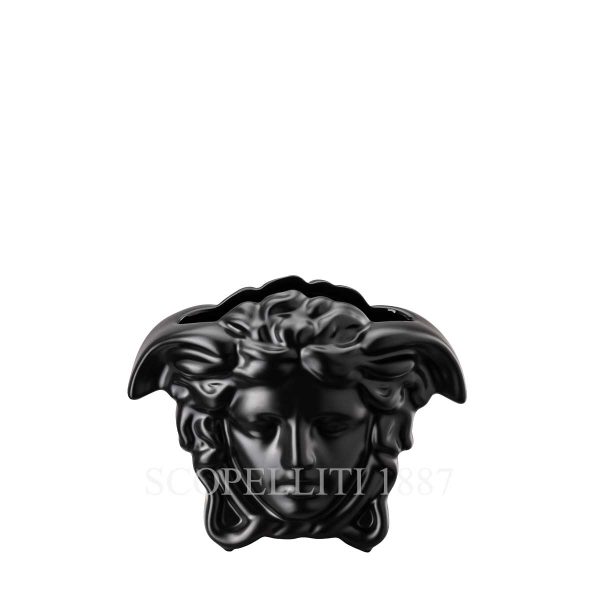 versace vase 9 cm black medusa grande