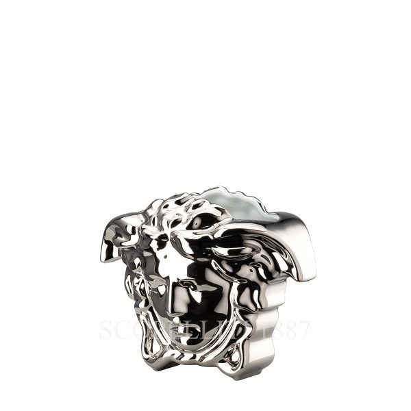 versace vase 9 cm silver medusa grande
