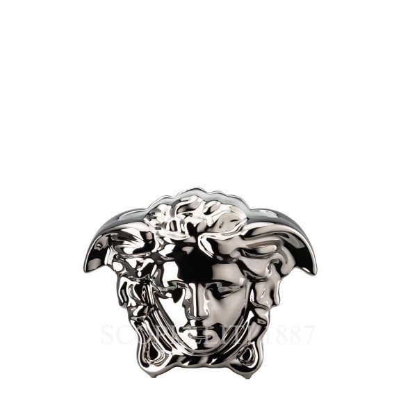 versace vase 9 cm silver medusa grande