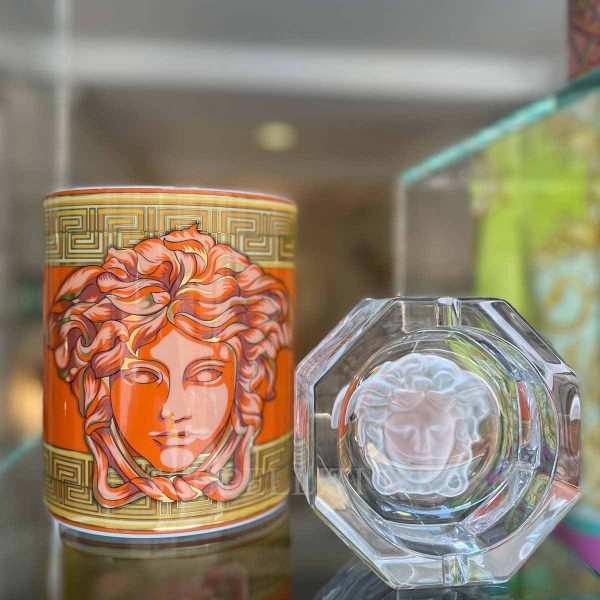 versace vase medusa amplified orange