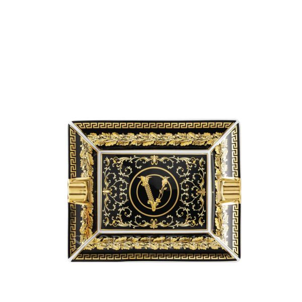 versace ashtray 13 cm virtus gala black