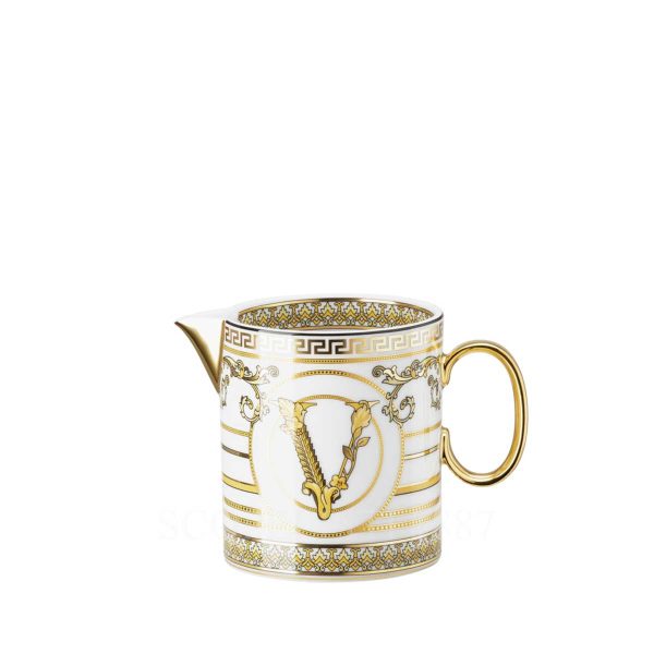 versace virtus gala white creamer