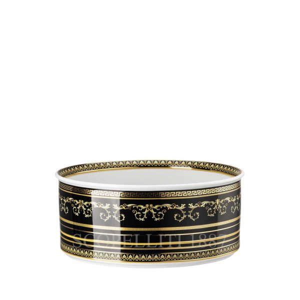 versace salad bowl 22 cm virtus gala black