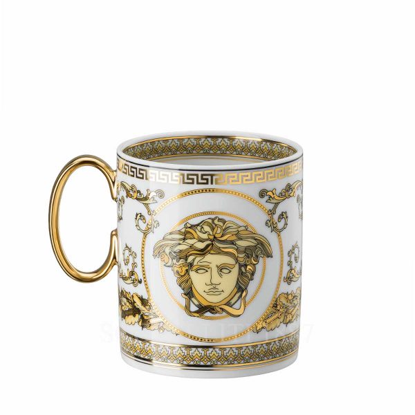 versace virtus gala white mug