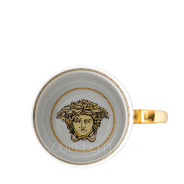 versace virtus gala white mug