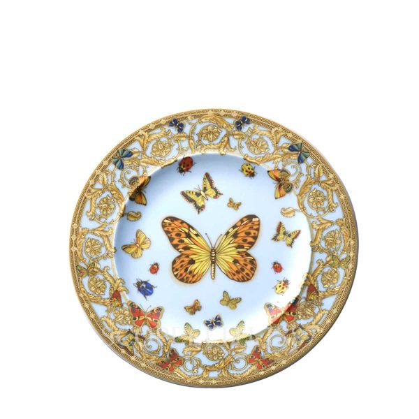 versace butterfly garden wall plate 18 cm