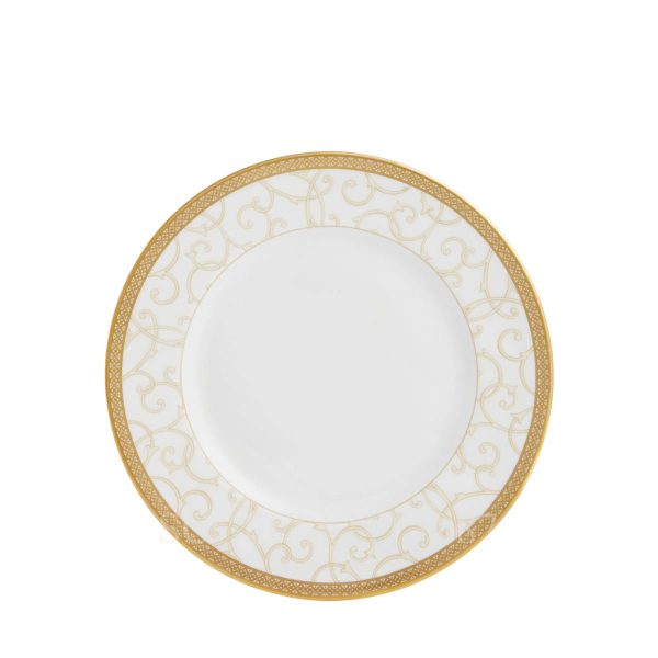 wedgwood celestial gold bread plate