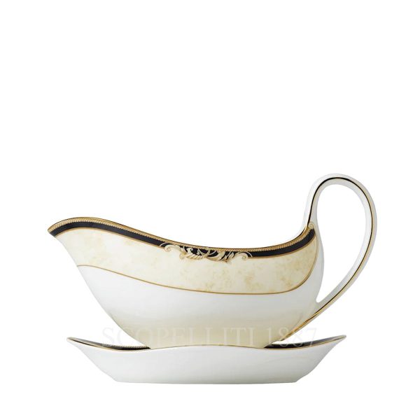 wedgwood cornucopia gravy boat