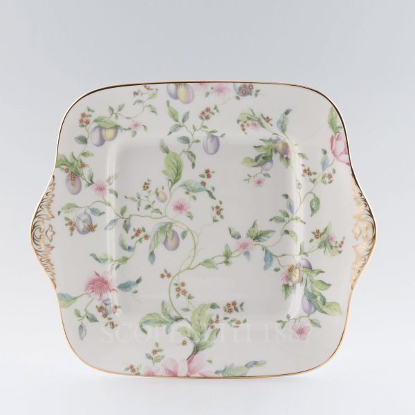 wedgwood sweet plum square dessert