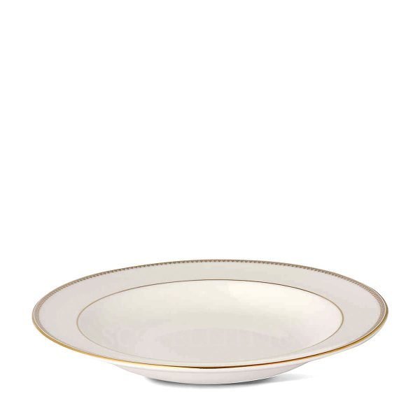 wedgwood vera lace gold soup plate