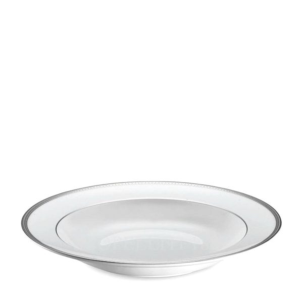 wedgwood vera wang lace platinum soup plate