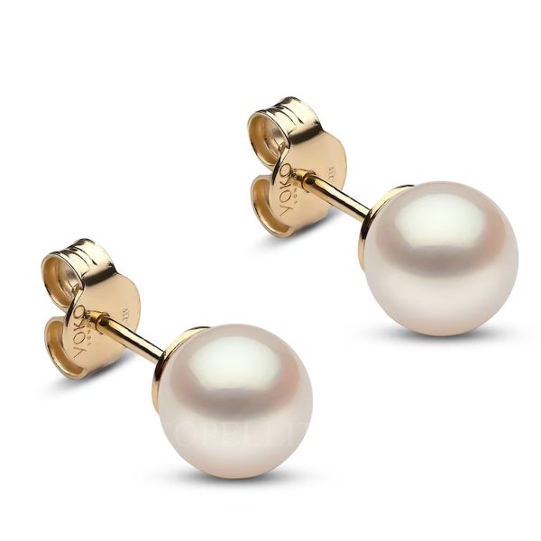 yoko london akoya diamond pearl earrings