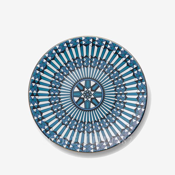 baccarat bread plate arcadia blue