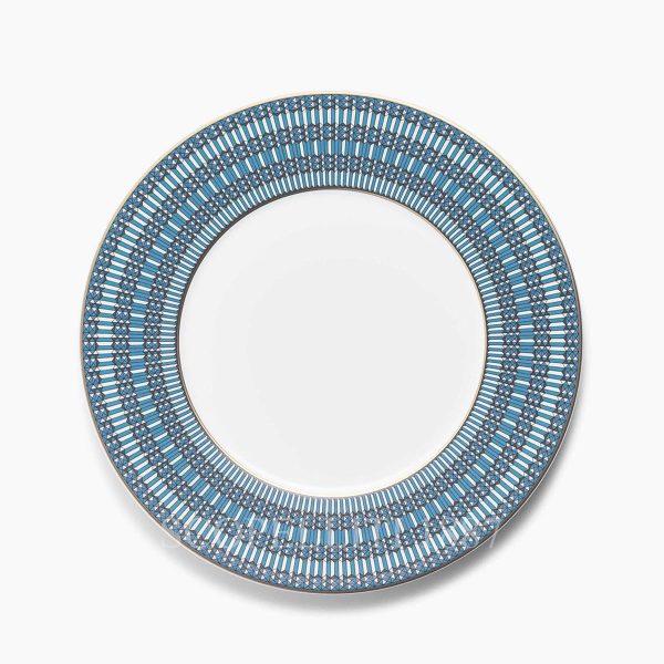 baccarat soup plate arcadia blue in limoges porcelain