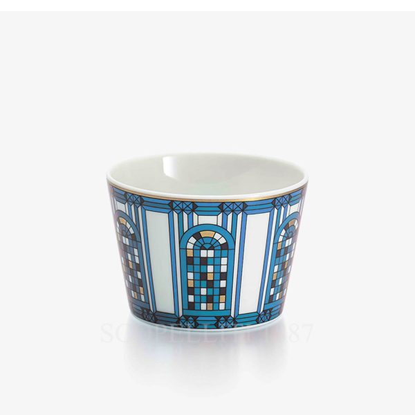 baccarat tumbler arcadia blue in limoges porcelain