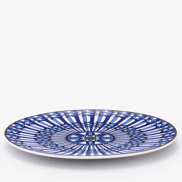 baccarat bread plate arcadia blue