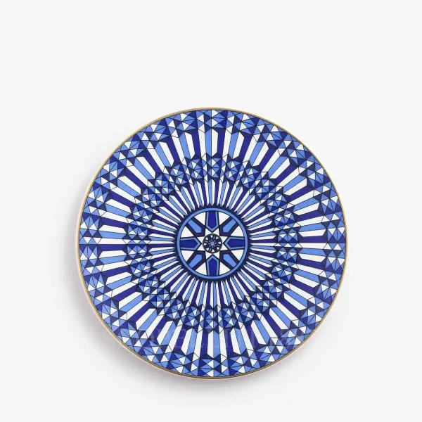 baccarat bread plate arcadia blue